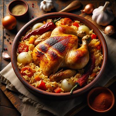 Image of Spanish Chicken with Rice Chicken for Almodovar