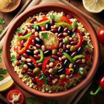 Image of Spanish Couscous Bean Salad