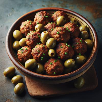 Image of Spanish Meatballs with Green Olives