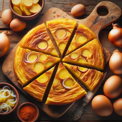 Image of Spanish Omelette Tortilla De Patatas Spain