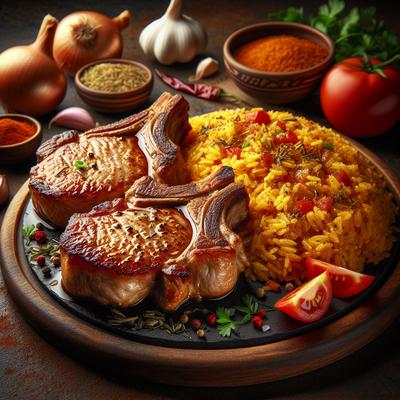 Image of Spanish Pork Chops and Rice