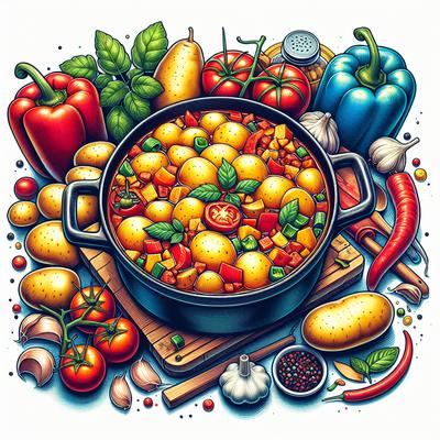 Image of Spanish Potato Hotpot