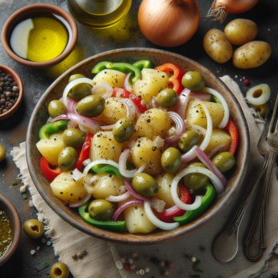Image of Spanish Potato Salad No Mayonnaise