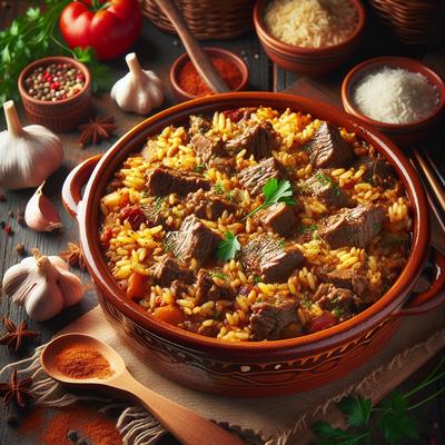 Image of Spanish Rice and Beef Casserole