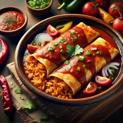 Image of Spanish Rice Enchiladas