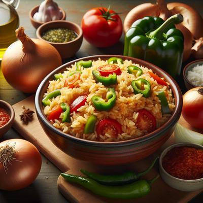 Image of Spanish Rice Great Alone or for Stuffing