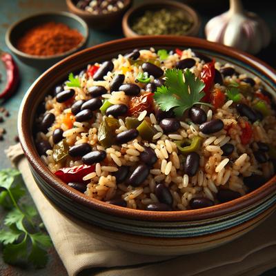 Image of Spanish Rice with Black Beans
