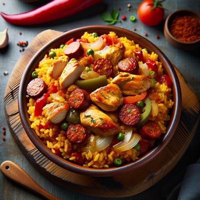 Image of Spanish Rice with Chicken and Sausage