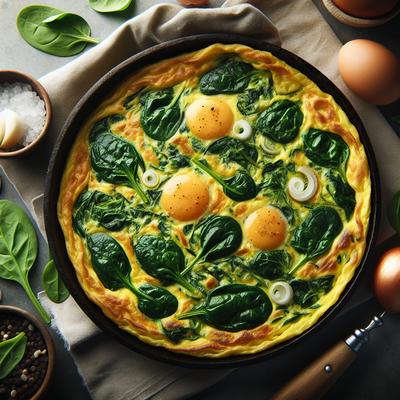 Image of Spanish Spinach Omelette