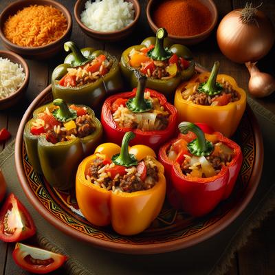 Image of Spanish Stuffed Peppers