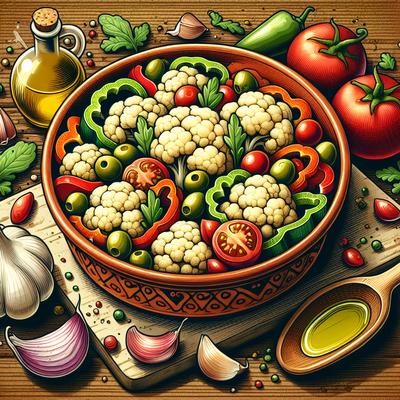 Image of Spanish Style Cauliflower Salad