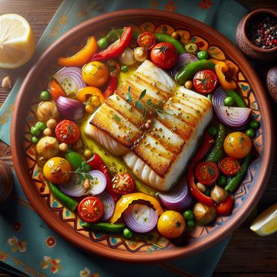 Image of Spanish Style Halibut