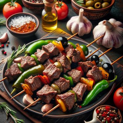 Image of Spanish Tapas Style Beef Kebabs