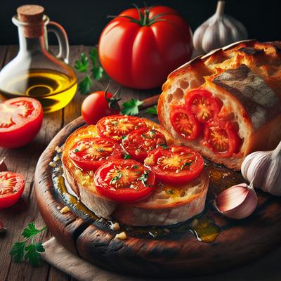 Image of Spanish Tomato and Garlic Bread