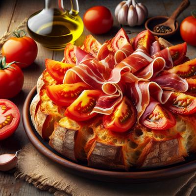 Image of Spanish Tomato Bread with Serrano Ham