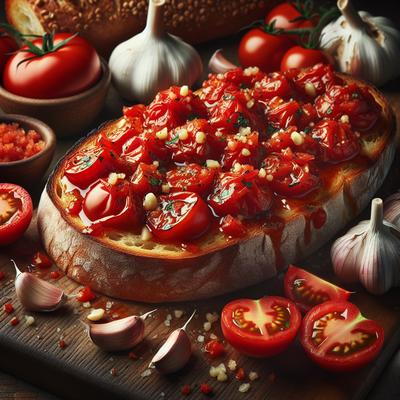 Image of Spanish Tomato Garlic Bread
