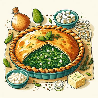 Image of Spanokopita Greek Spinach Pie