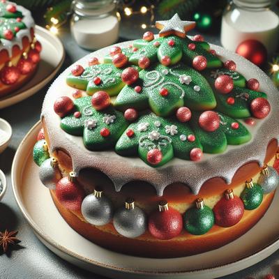 Image of Sparkling Christmas Tree Cakes