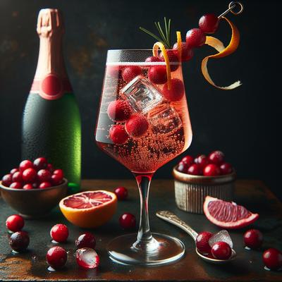 Image of Sparkling Cranberry Cocktail