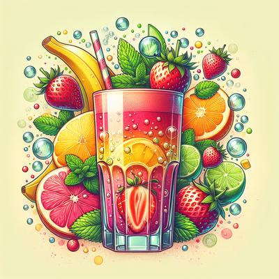 Image of Sparkling Fruit Smoothie