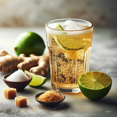 Image of Sparkling Homemade Ginger Ale