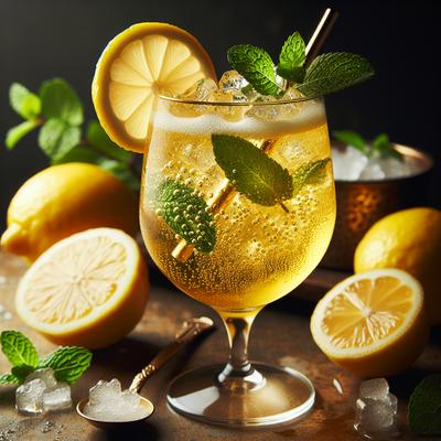 Image of Sparkling Meyer Lemon Cocktail