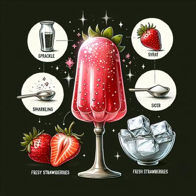 Image of Sparkling Strawberry Pops