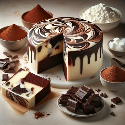 Image of Special Marble Fudge Cake