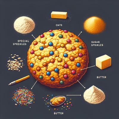 Image of Special Sprinkle Oatmeal Cookies