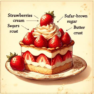 Image of Special Strawberry Dessert