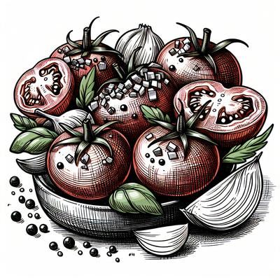 Image of Special Topped Tomatoes