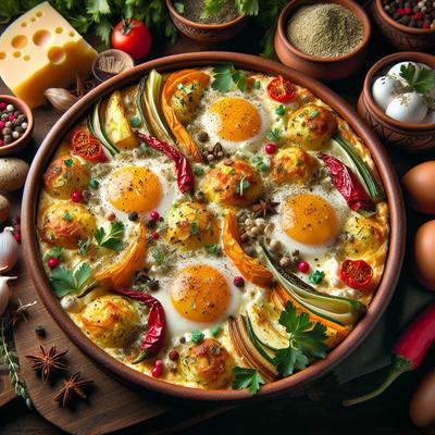 Image of Speckled Egg Bake