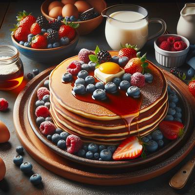 Image of Spectacular Berry Pancakes