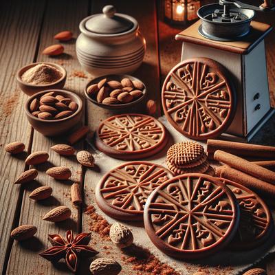 Image of Speculaas Dutch Windmill Cookies