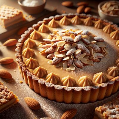 Image of Speculaas Tart with Almond Filling