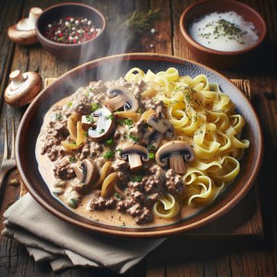 Image of Speedy Hamburger Stroganoff