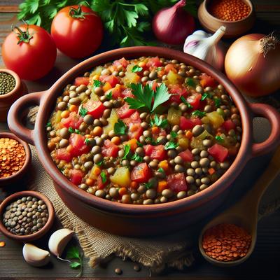 Image of Speedy Lentil Bean Casserole