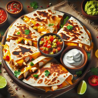 Image of Speedy Salsa Chicken Quesadillas