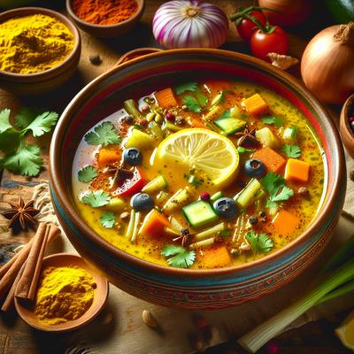 Image of Speedy Spiced Sunshine Soup