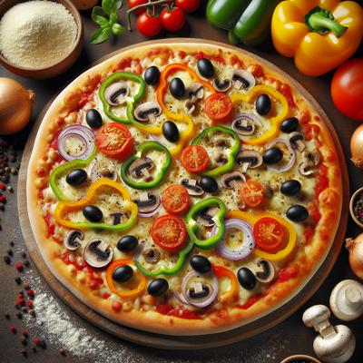 Image of Speedy Vegetarian Pizza
