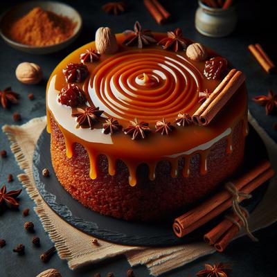 Image of Spice Cake with Caramel Frosting