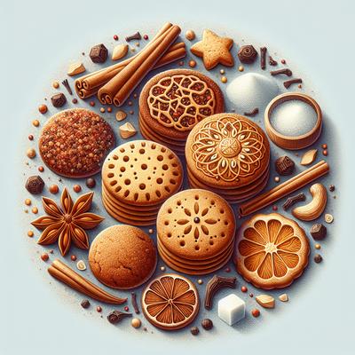 Image of Spice Cookies No White Sugar Included