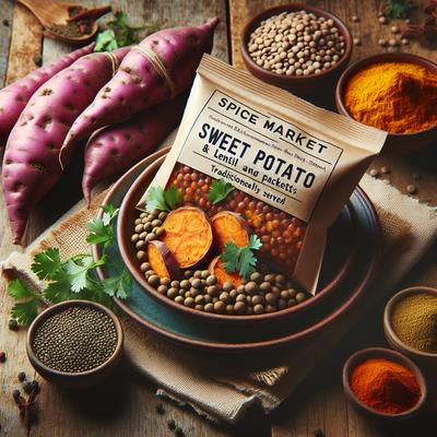 Image of Spice Market Sweet Potato and Lentil Packets