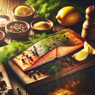 Image of Spice Plank Grilled Salmon