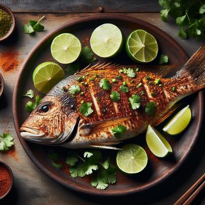 Image of Spice Rubbed Snapper with Lime and Cilantro
