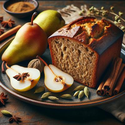 Image of Spiced Anjou Pear Bread