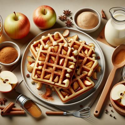 Image of Spiced Apple Buttermilk Waffles