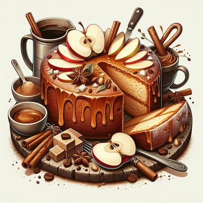 Image of Spiced Apple Coffee Cake