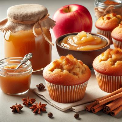 Image of Spiced Applesauce Mini Muffins