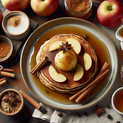 Image of Spiced Applesauce Pancakes Dairy Free